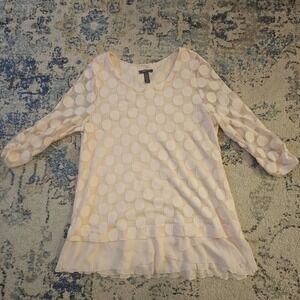 Womens Style &co. XxL, peach oversized shirt, or dress